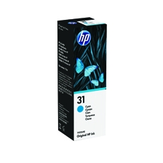 HP 31 Ink Bottle 70ml Cyan