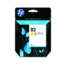 HP 82 DesignJet Ink Cart 69ml Ylw