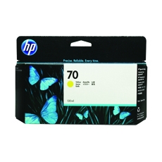 HP 70 DesignJet Ink Cart 130ml Ylw