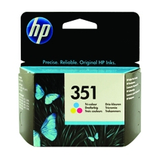 HP 351 InkJet Cart 3.5ml Tri-Col CMY