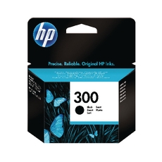 H HP 300 Black Original Ink