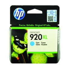 HP 920XL Inkjet Cart HY Cy CD972AE