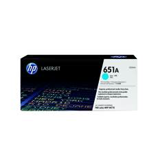 HP 651A Laser Toner Cyan CE341A