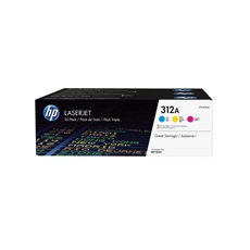 HP 312A Laser Toner Tricolour Pk3