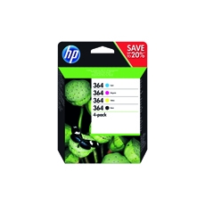 HP 364 Ink Carts 4-PkMultiPkCMYK