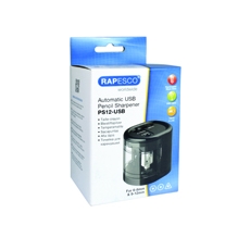 Rapesco USB Pencil Sharpener Black