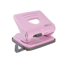 Rapesco 825 Pink Metal 2 Hole Punch Candy Pink (^)