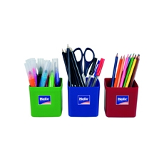 Helix Pencil Pots Assorted Pk12