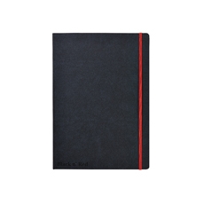 Black n Red Hard Cover Notebook A4