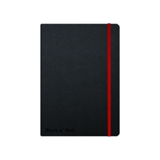 Black n Red Hard Cover Notebook A5