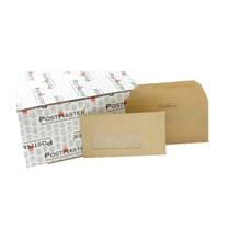 Postmaster Dl Gummed Manilla 500Pack