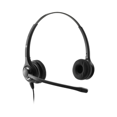 JPL 611PB Binaural Adj Headset Blk