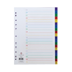 Concord M/Col Plastic Index A4 A-Z