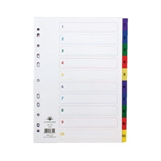 Concord M/Col P/Prop Index A4 1-10