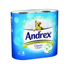 Andrex Classic Clean Toilet Roll P24