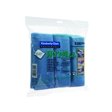 Wypall Microfibre Cloth Blu Pk6 8395