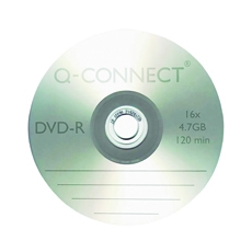 Q-Connect DVD-R 4.7GB Cake Box Pk25