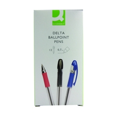 Q-Connect Delta Ball Pen Blue Pk12