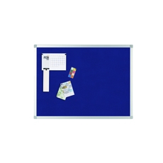 Q-Connect Noticeboard 1800x1200 Blue