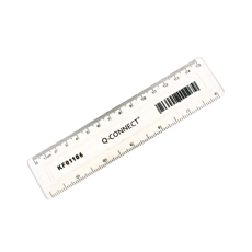 Q Conncect Ruler 15cm Clear