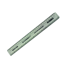 Q-Connect Ruler Shatterproof White