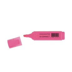 Q-Connect Highlighter Pen Pink Pk10