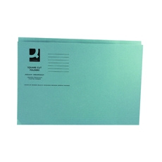 Q-Connect Sq Cut Folder Fc Blu Pk100