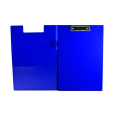 Q-Connect PVC Fold ClipboardFS Blu