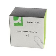 Q-Conn Pclip 50mm No Tear Pk100x10