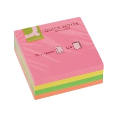 Q-Connect Neon Quick Note Cube