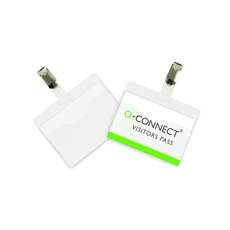 Q-Connect Visitor Badge Pack 25