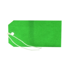 Strung Tag 120X60 Green Pk1000