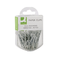 Q-Connect 50mm Serrated Pclip Pk400