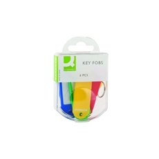 Q-Connect Key Fobs Assorted Pk6 Pk10