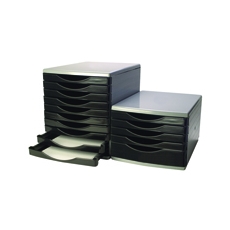 Q-Connect 5 Drawer Tower Blk Grey