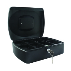 Q-Connect 12 Inch Black Cash Box