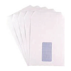 Q-Connect Envelopes C5 Window White