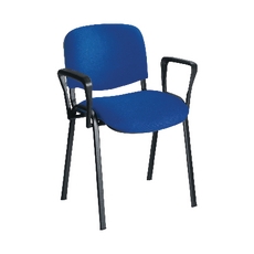 Jemini Arms for Stkg Chair Blk Pk2