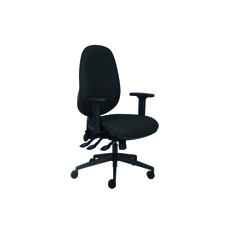 Cappela Rise Hbk Posture Chair Black