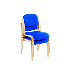 Jemini Wood Frame Side Chair Blue