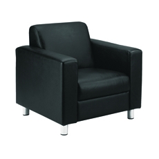 Avior Exec Rcpn Armchair Black