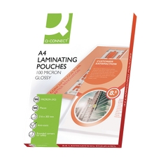 Q-Connect Laminating Pouch A4 Pk100