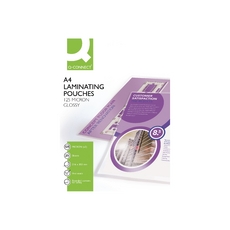 Q-Connect A4 Lamg Pouch 250mc Pk25