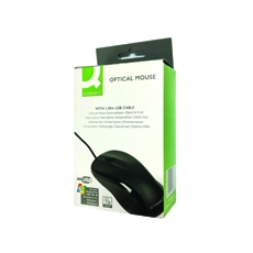 Q-Connect Scroll Wheel Mouse Black