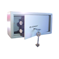 Q-Connect Key-Operated Safe 6L