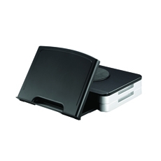 Q-Connect Mon Stand/Doc Holder Blk