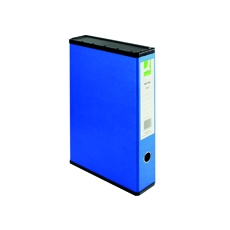 Q-Connect 75mm Box File FC Blue Pk5