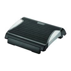 Q-Connect Anti-Slip Footrest Blk/Slv