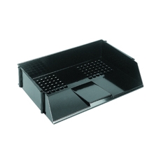 Q-Connect Wide Entry Letter Tray Blk