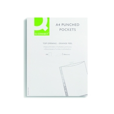 Q-Connect Punched Pockets A4 Pk100